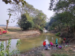 Feasibility study of probable plantation site around Jita river embankments in Saptari