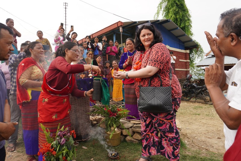 AEIN Luxembourg's and ROYM Nepal's Team Visit to Dhading