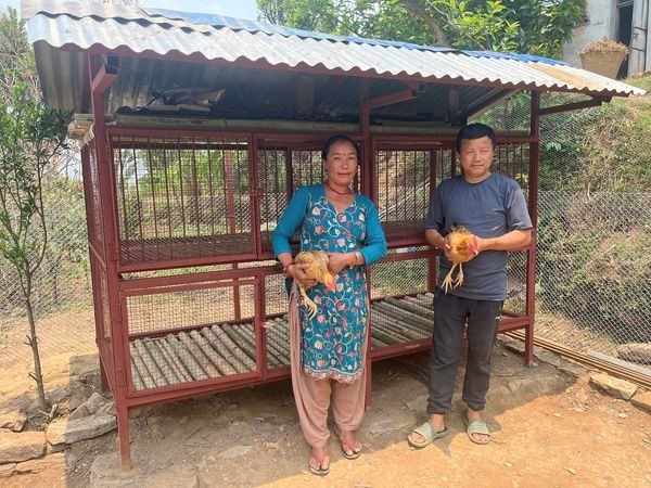 Inspiration of Local Poultry Farming - Santa Maya Tamang