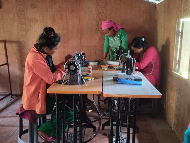 Empowering Women Through Dhaka Weaving and Tailoring Training in Netrawati Dabjong