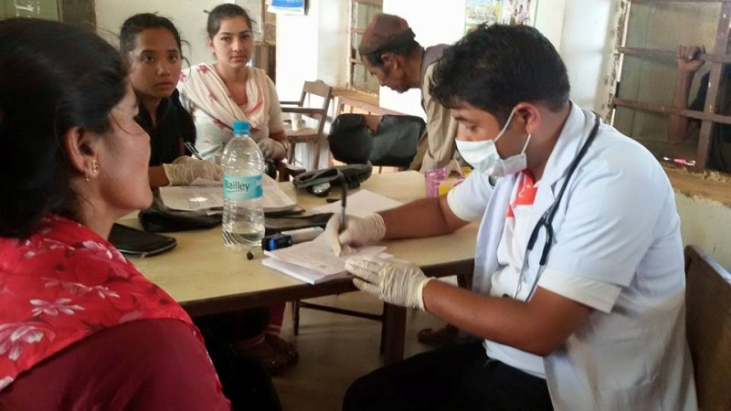 General Health Camp with Uterine Prolapse Screening and Surgery for Women, Khaniyabas, Dhading,  Nepal