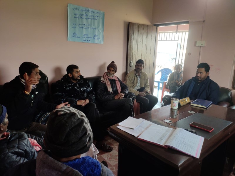 Ward-Level Interaction and Discussion Meeting at Tilathi Koiladi, Saptari