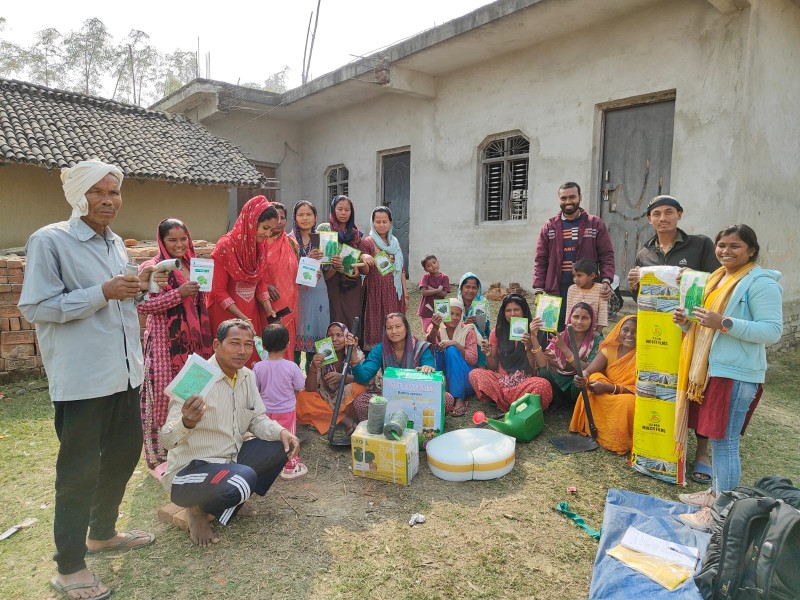 Agricultural Material Distribution and Climate-Smart Agriculture Initiative in Gujra Municipality, Purni Manaharwa – ROYM Nepal's Efforts Towards Sustainable Farming