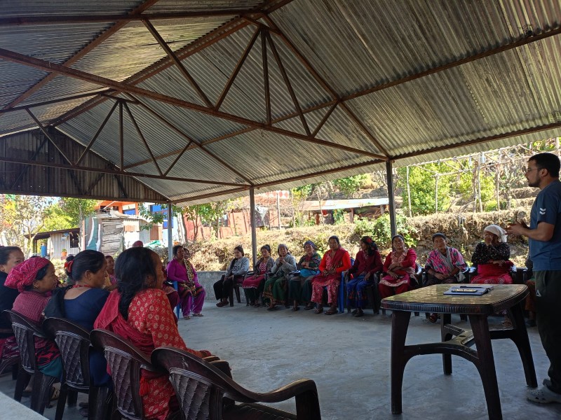 Formation of Charange Women Farmers Group in Netrawati Dabjong, Dhading